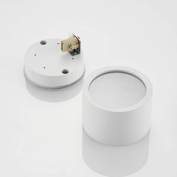 Arcchio Deckenspots Nieva, dimmbar, Leuchtmittel nicht inklusive, Modern, Aluminium, Eisen, weiß (RAL 9003), 1 flammig, G9