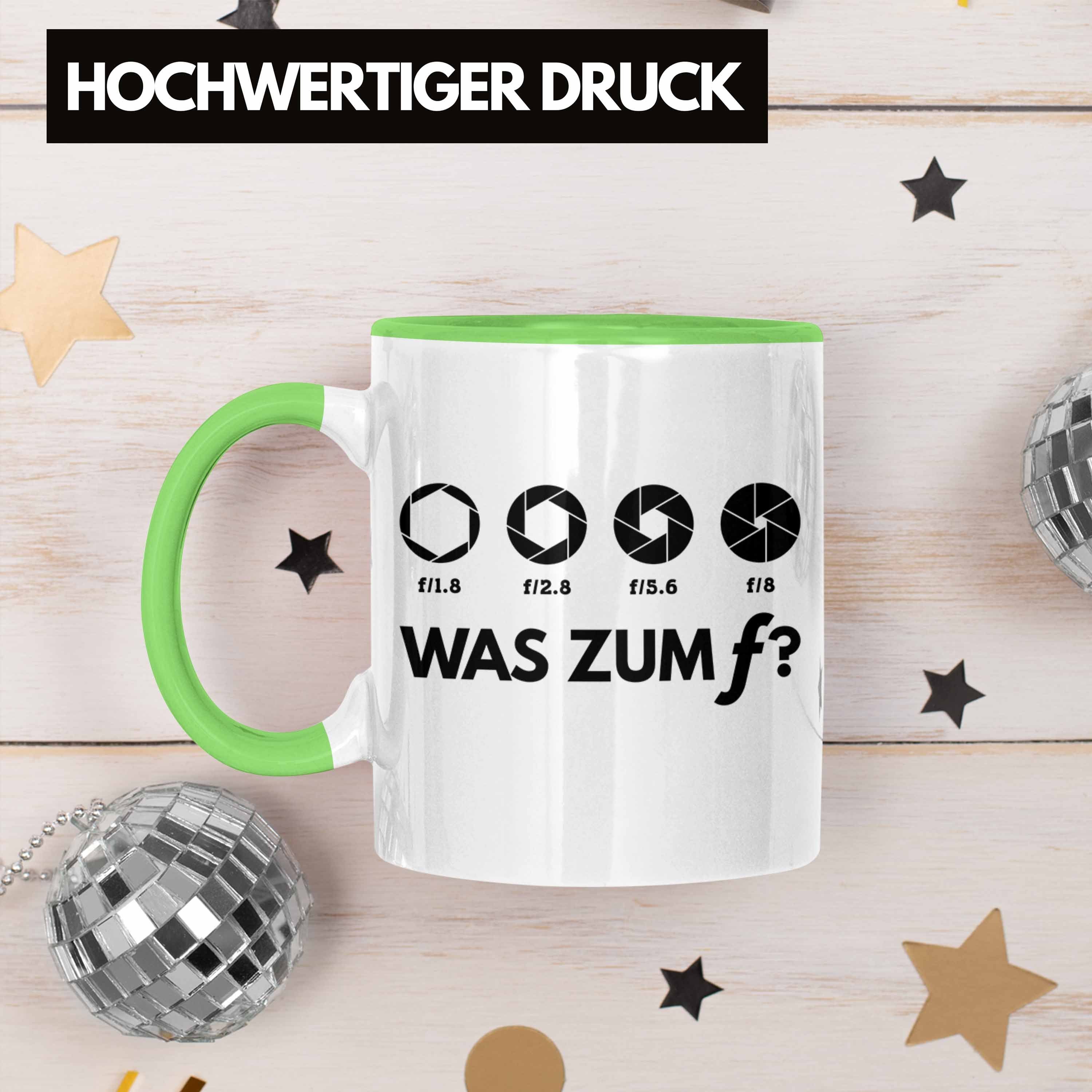 - Fotograph Trendation Tasse Trendation lustig Zubehör Geschenk Grün Geschenk Lustige Kaffeetasse Geschenkidee Tasse Witzig Fotografie Fotograf