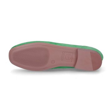 Tamaris Tamaris Damen Leder Slipper grün Slipper