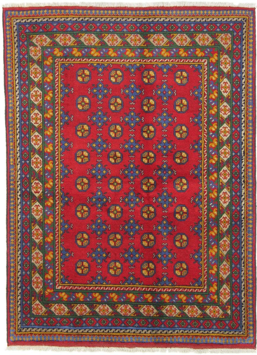 mm Orientteppich, Orientteppich Nain Handgeknüpfter 151x204 6 Afghan Akhche rechteckig, Trading, Höhe: