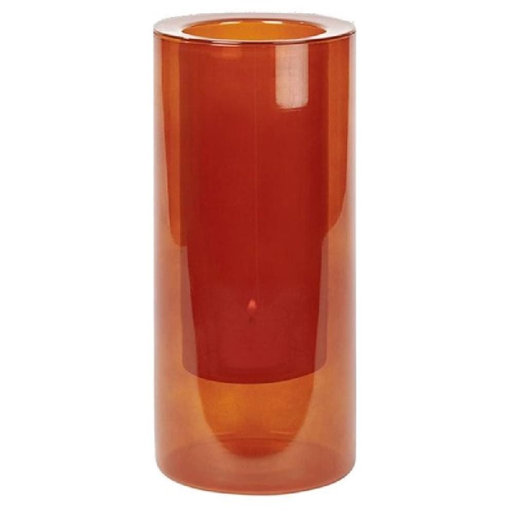 Lambert Kerzenhalter Vase oder Windlicht Rimini Rost Orange