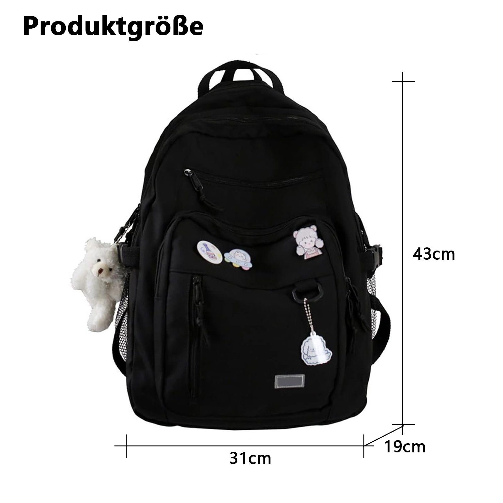REDOM Laptoprucksack Laptoptasche Rucksäcke Schulrucksack Alltagsdaypack (e günstig online kaufen
