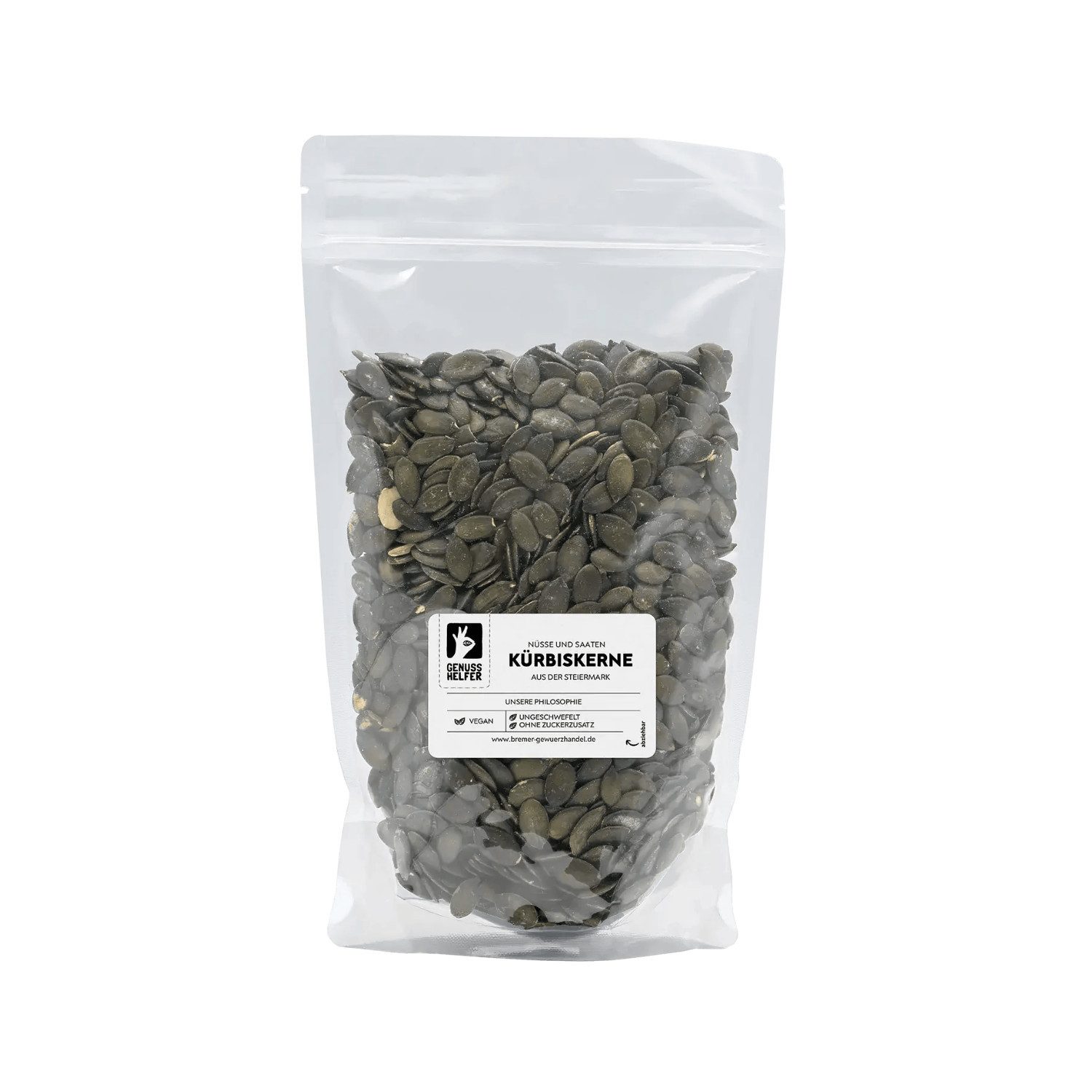 Bremer Gewürzhandel Kerne Steirische Kürbiskerne ohne Schale, Großpackung, 500 g