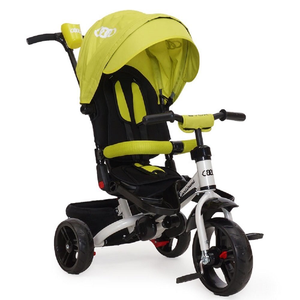 Byox Dreirad »Tricycle Continent«, Dreirad 4 in 1 EVAReifen, vielfach