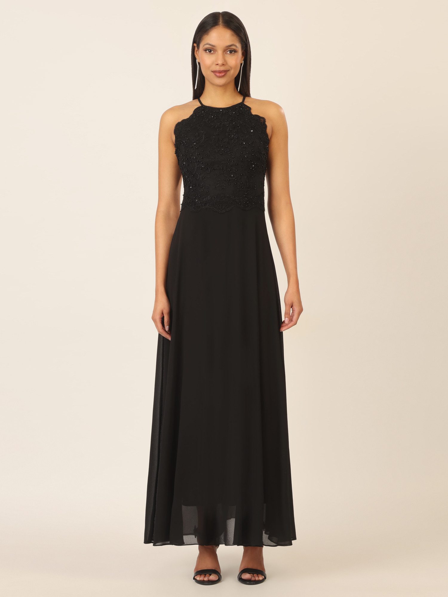 Apart Abendkleid aus besticktem Mesh mit günstig online kaufen