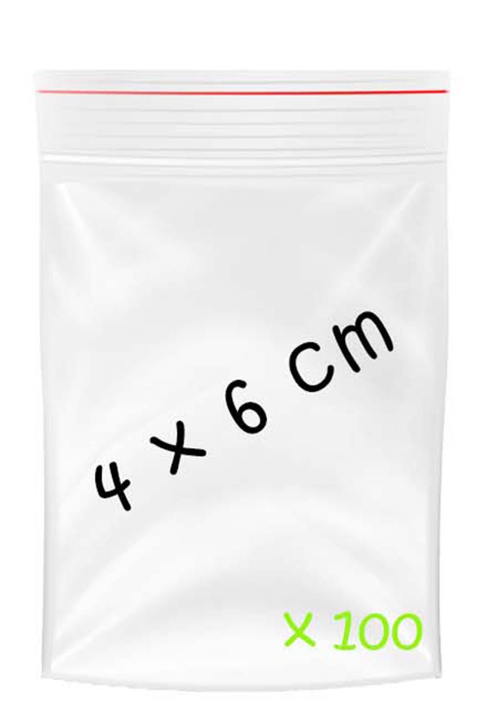 varivendo Frischhaltebeutel 100 x LDPE-Schnellverschluss-Beutel 40 x 60 mm, Zubehör für Kleinteile, Schnellverschluss Druckverschlussbeutel Folienbeutel Tütchen