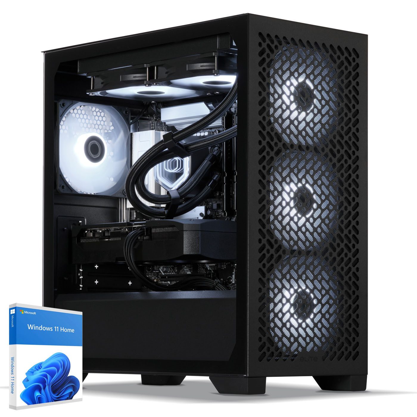 Sedatech UCCI451I2I1HF - Watercooling Gaming-PC (Intel Core i7 12700KF 12x 3.6GHz (max 5.0GHz), Geforce RTX 5060 Ti 8Gb, 32 GB RAM, 1000 GB SSD, Watercooling, Wlan 6E)