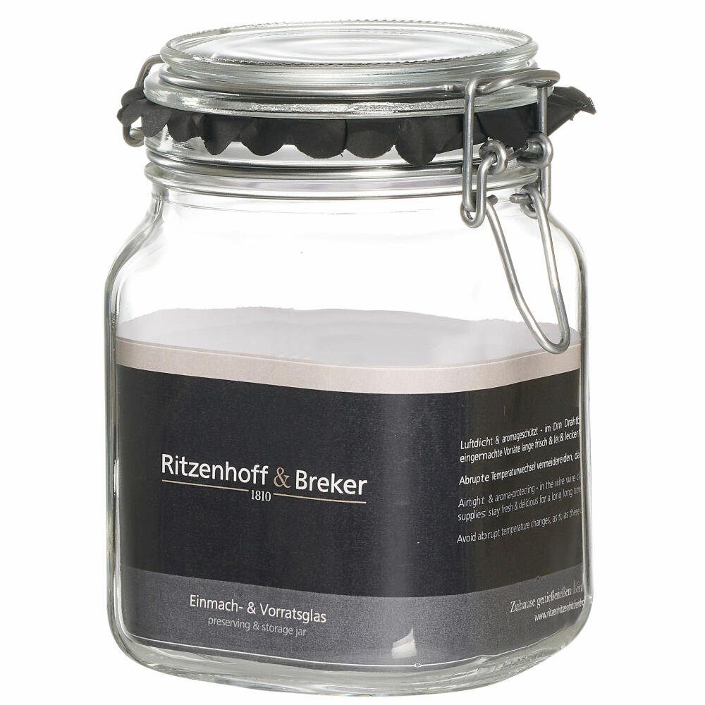 Ritzenhoff & Breker Einmachglas (1-tlg) L, Glas, 1 Gourmet
