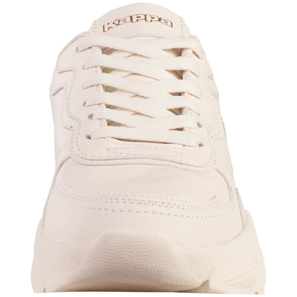 Kappa offwhite-gold aus pflegeleichtem - Obermaterial Sneaker