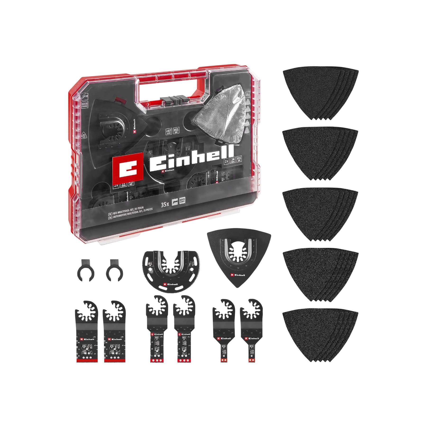 Sägeblatt EINHELL Multitool-Set, 708135, XL-PLUS-Case