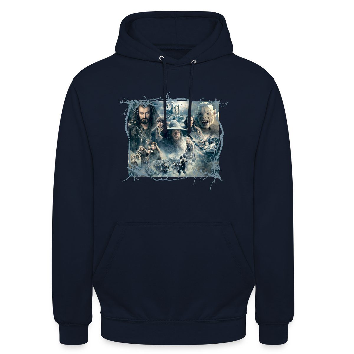 Spreadshirt Hoodie Der Hobbit Die Schlacht der Fünf Heere Charaktere Unisex Hoodie (1-tlg)