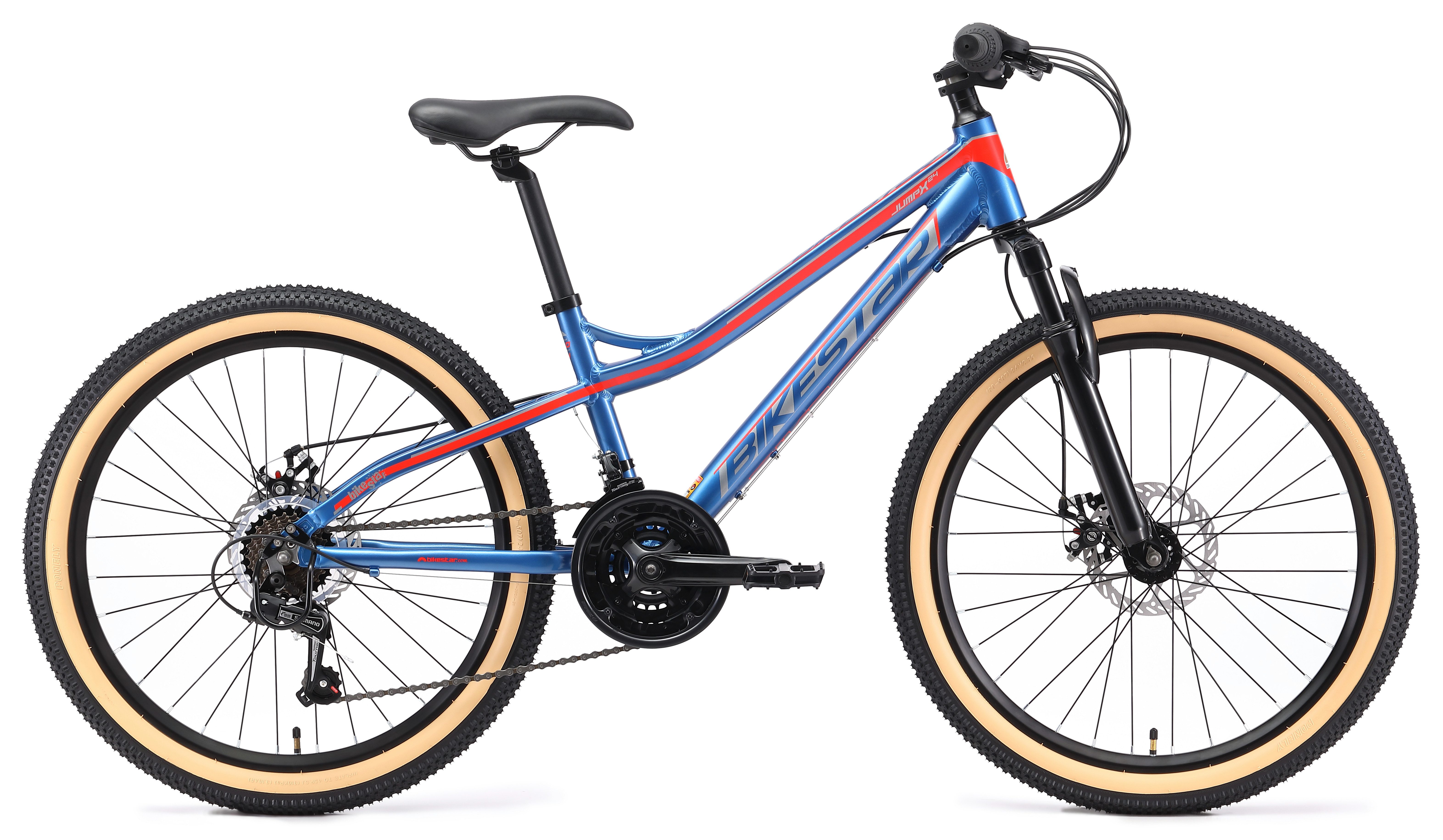 Bikestar Jugendfahrrad, 21 Gang Shimano RD-TY300 Schaltwerk, Kettenschaltung, für Damen und Herren, Kettenschaltung