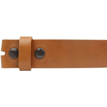 BELTINGER Ledergürtel Wechselgürtel aus Vollrindleder mit Druckknöpfen 4 cm - Druckknopf-Gür