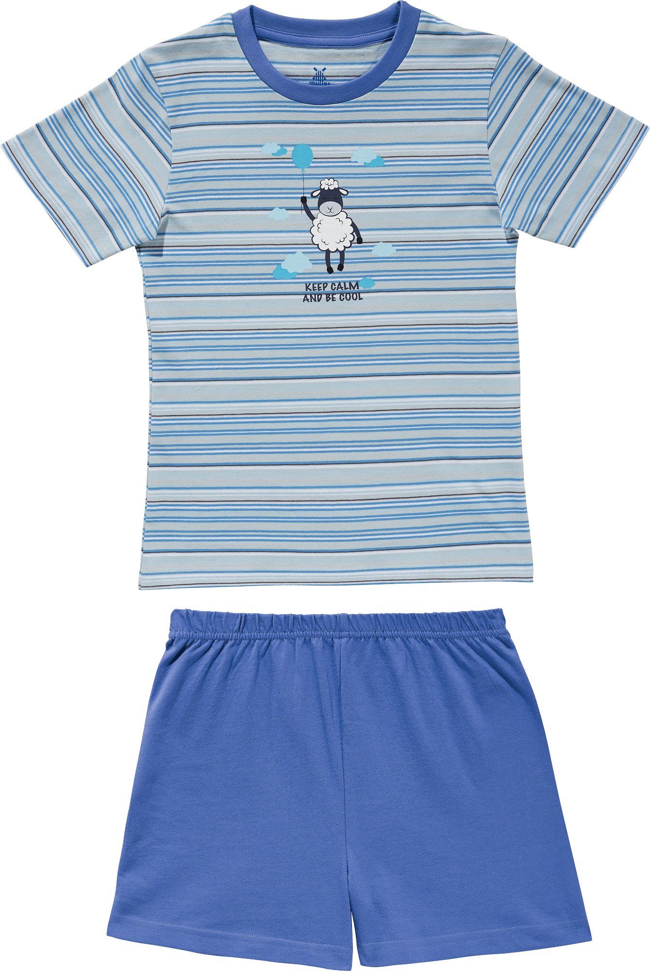 Single-Jersey Streifen Kinder-Shorty Müller Pyjama Erwin