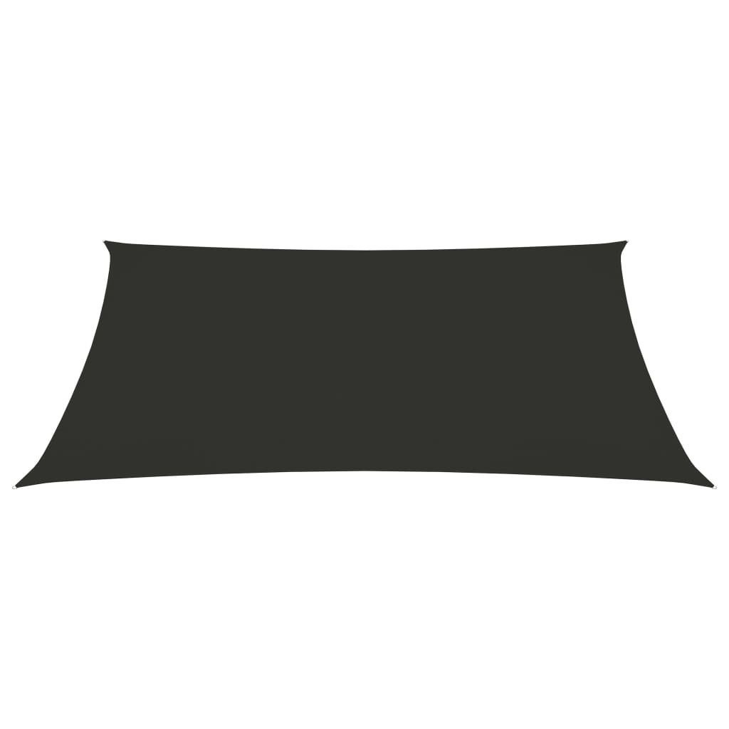vidaXL Sonnensegel 2 x 35 m Sonnensegel Oxford-Gewebe Rechteckig 2x3,5 m Anthrazit Bescha