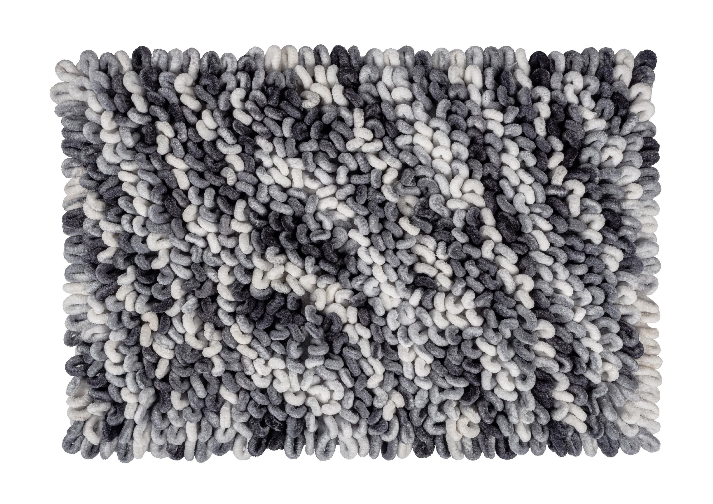 WENKO Badematte WENKO Badematte LERICI grau-blau BL 60x90 cm bunt Badteppich