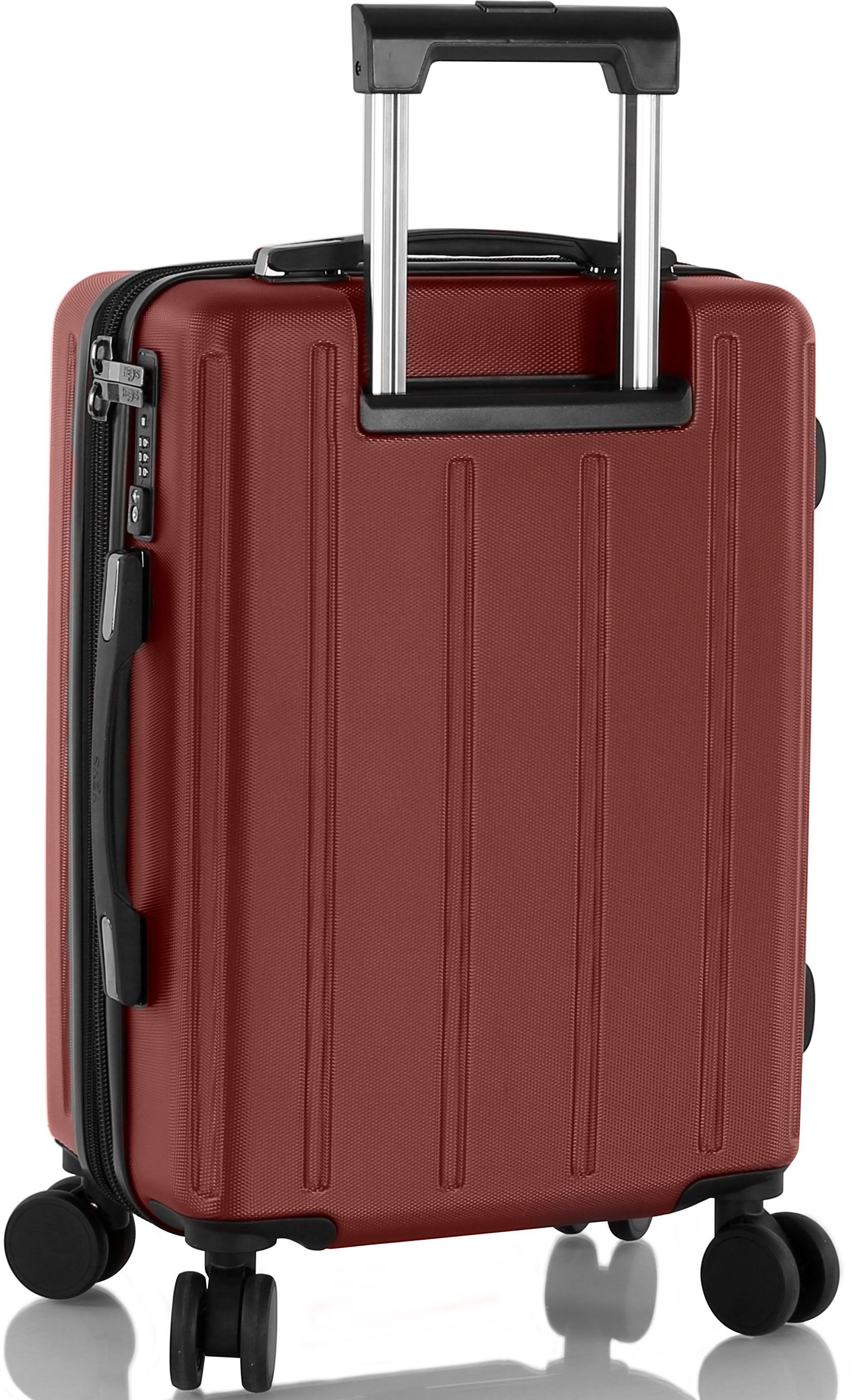 4 53 Heys cm, Rollen burgundy SpinLite, Hartschalen-Trolley