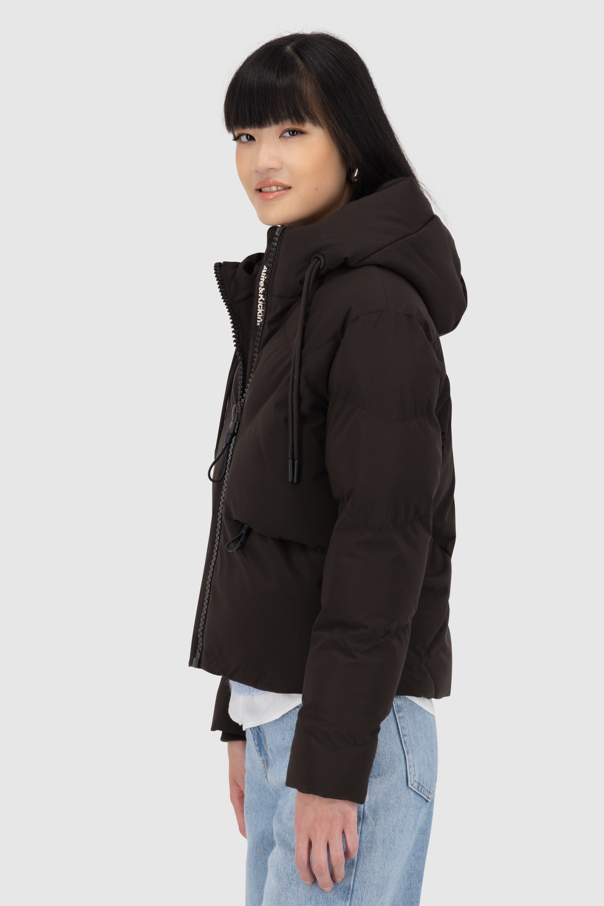 Alife & Kickin Steppjacke Damen MurielAK A Steppjacke, Winterjacke, gefütterte Jacke Kurze warme moderne Jacke mit großer gefütterter Kapuze