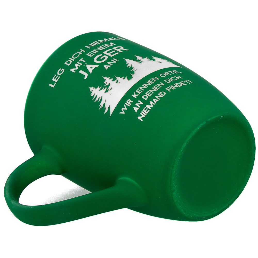 Spruchreif® Tasse SOFT-TOUCH-Tasse mit Spruch, Männergeschenke, Geschenke Jäger, Jagd