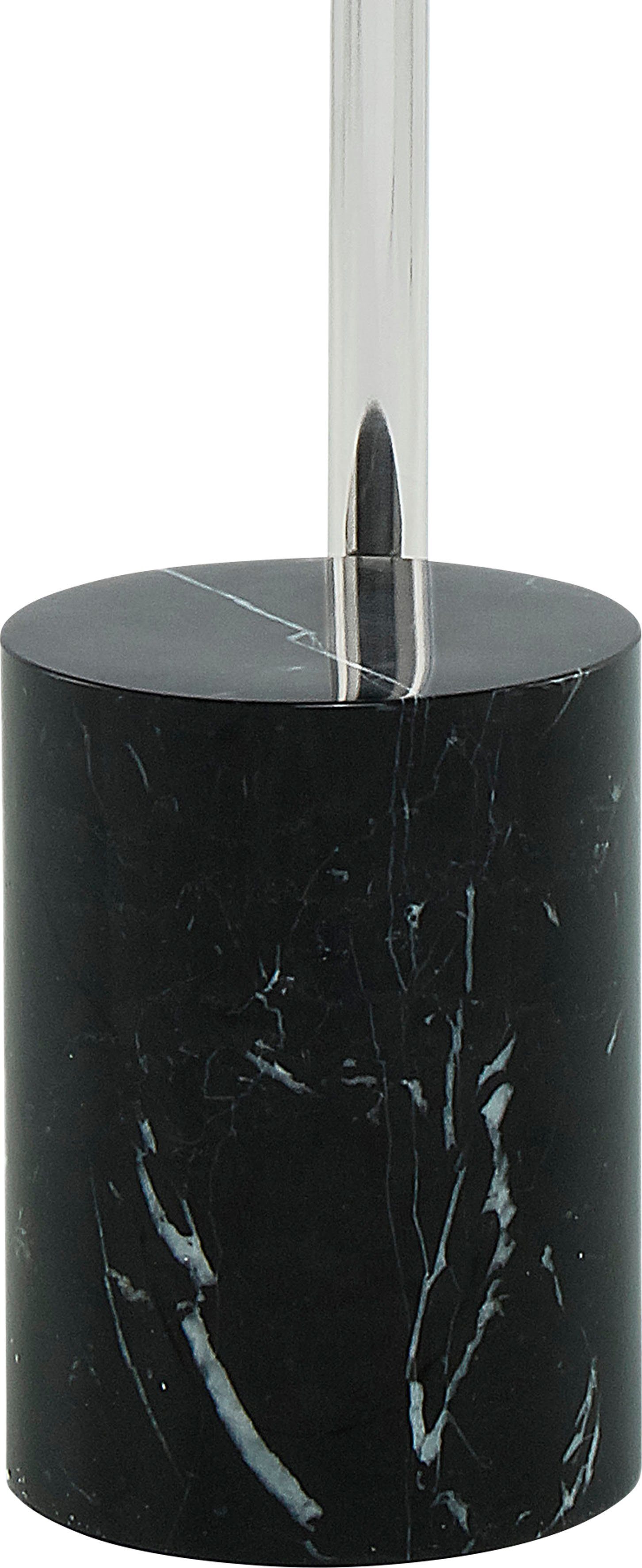 Rosario Metall-Marmor-Kombination, Sockel silber/schwarz cm Kayoom 525, Beistelltisch | in Tischgestell 17 Ø Beistelltisch schwarz