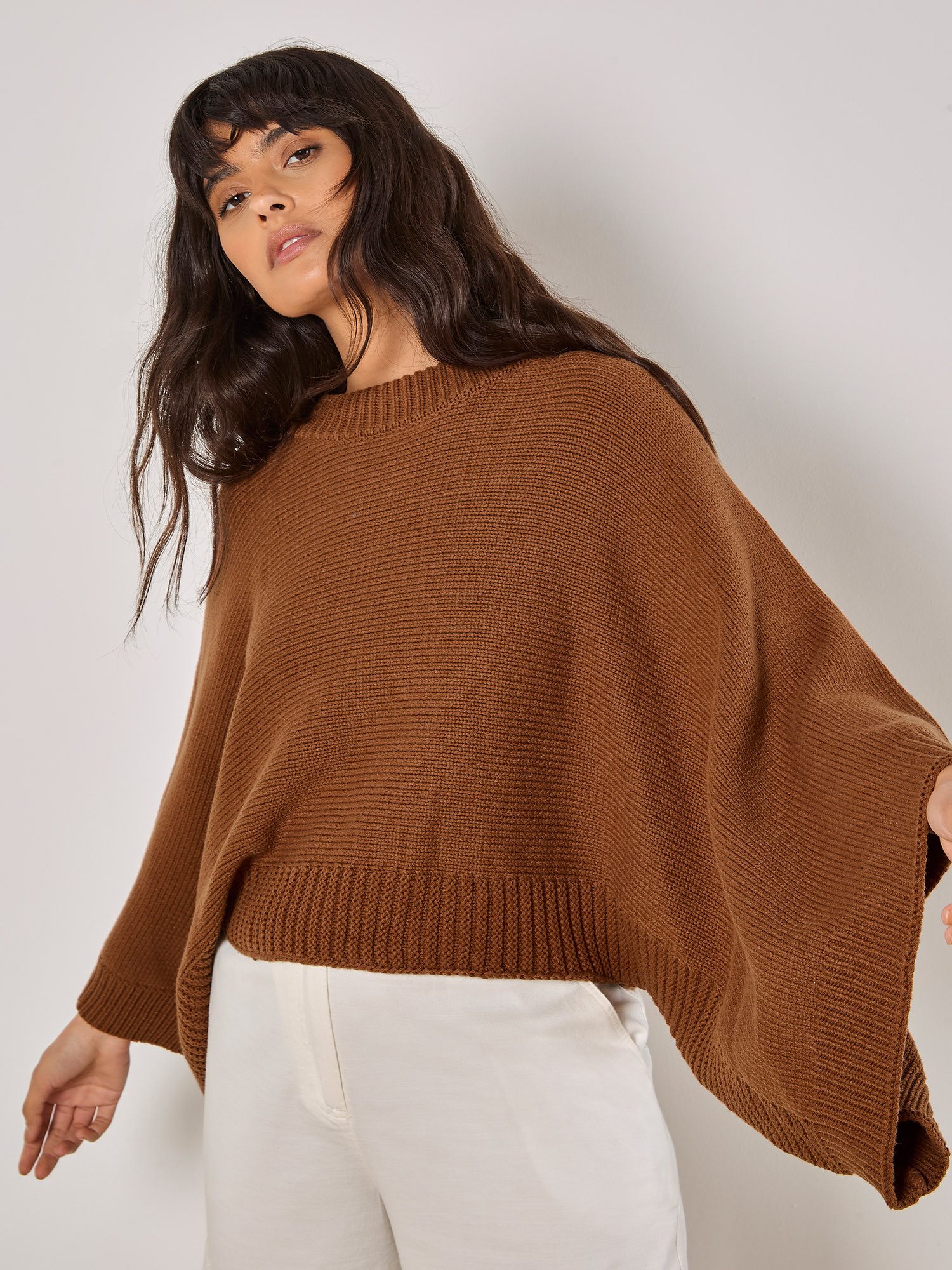 Strickpullover Cape-Pullover