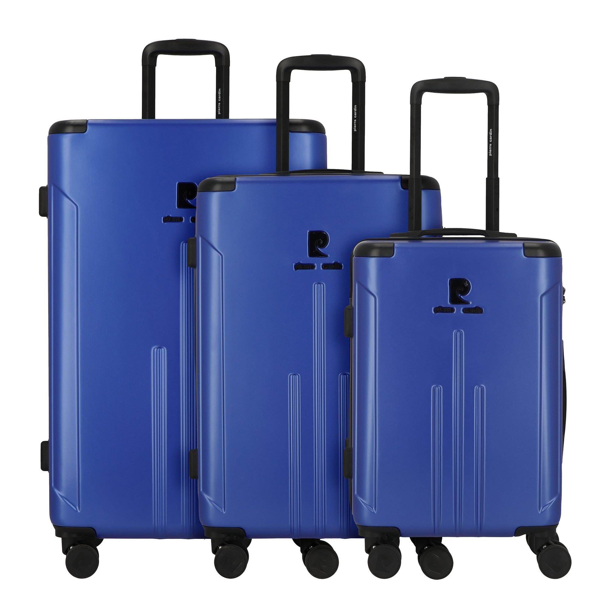 Pierre Cardin Trolleyset, 4 Rollen, (3-teilig, 3 tlg), ABS