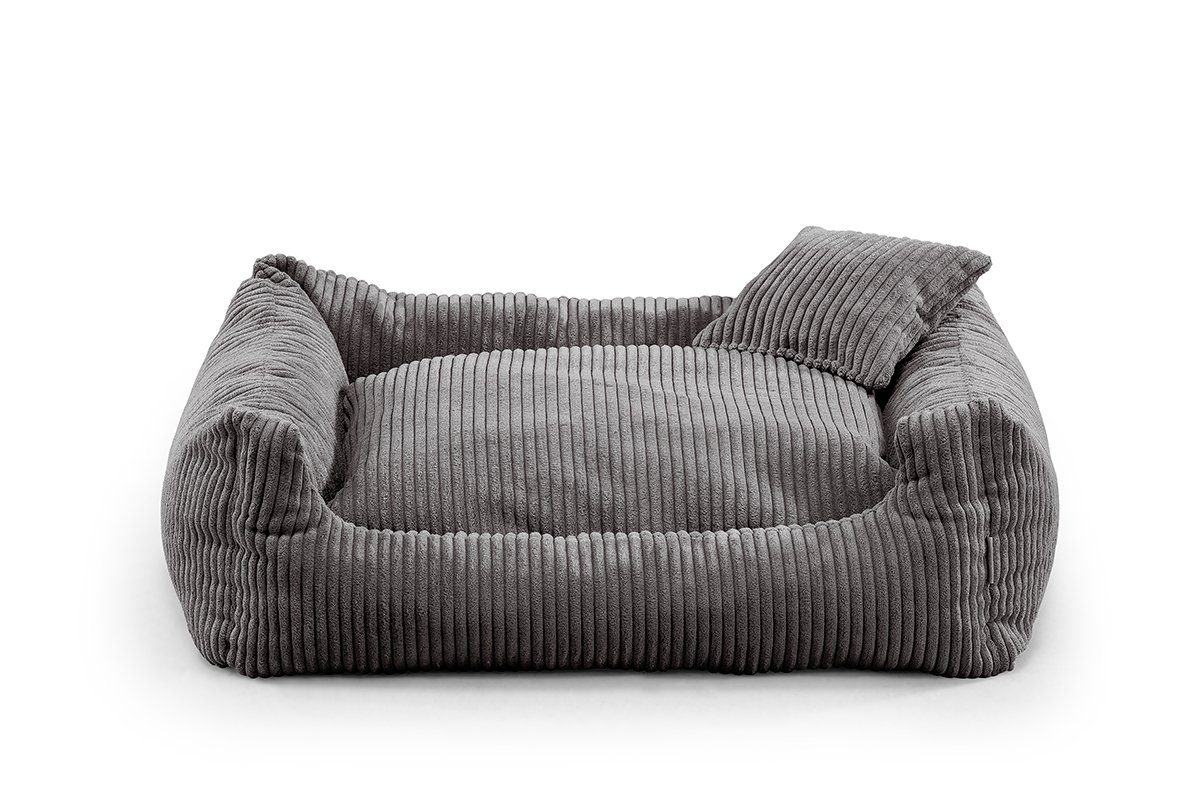 FAVRE Tierbett Soft Stripe Hundebett, Katzenbett, Farb- und Größenwahl, 100&% Polyester