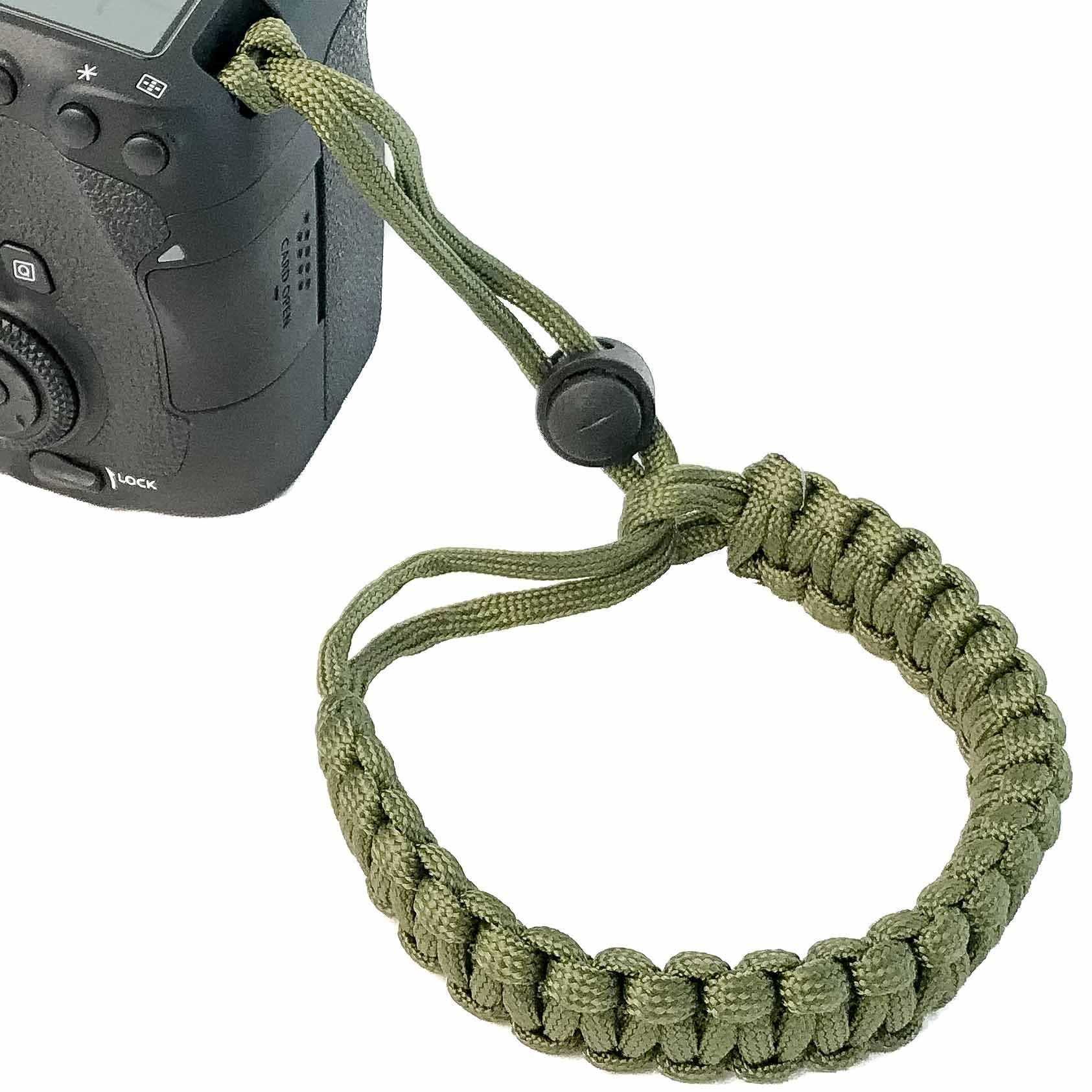 Lens-Aid Kamerazubehör-Set Handschlaufe für am Grün DSLR zum Wrist-Band Kordel Tragegurt. Handgelenk Kameragurt Kamera: Paracord Tragen