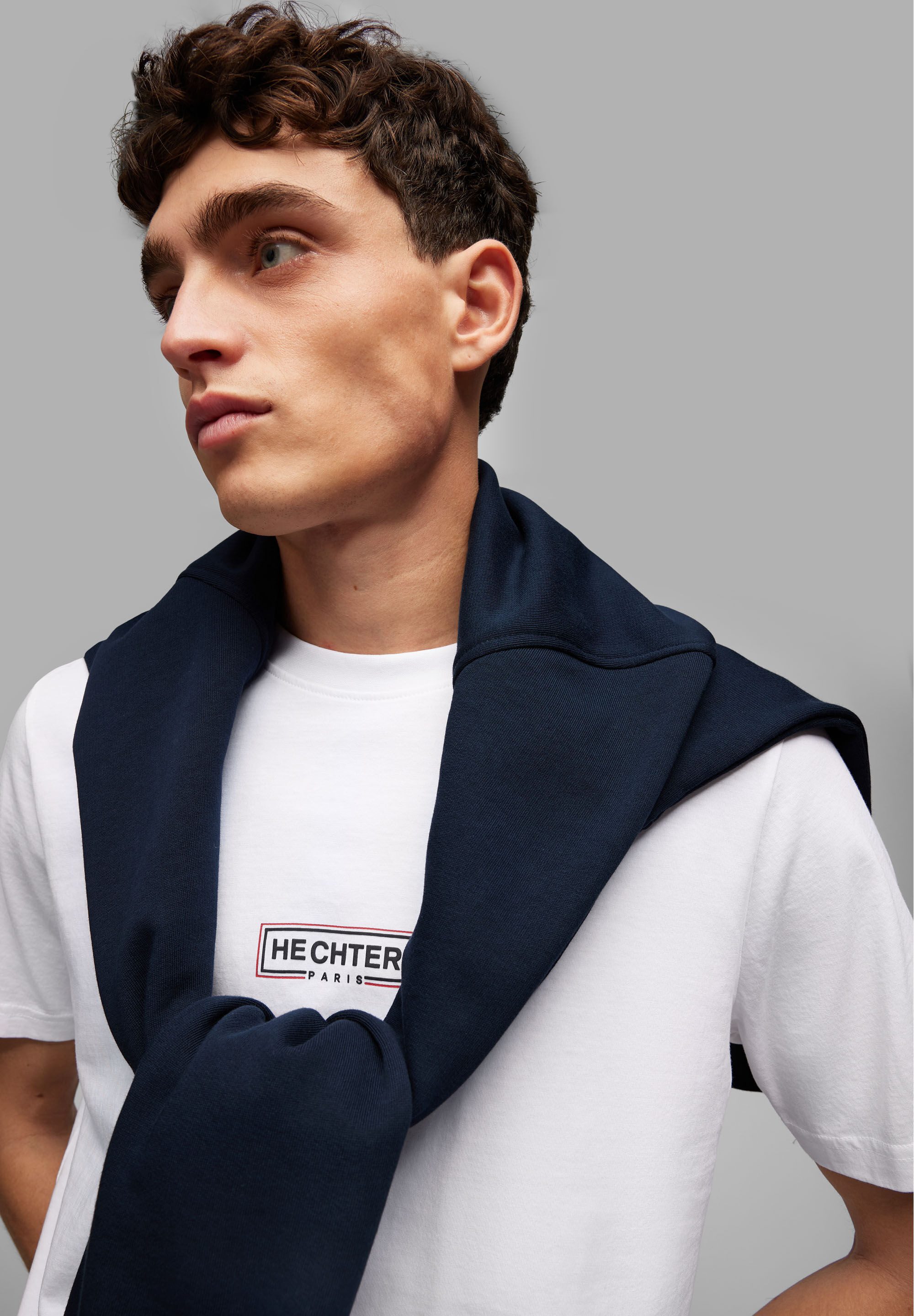 HECHTER PARIS T-Shirt (1-tlg) aus Bio-Baumwolle