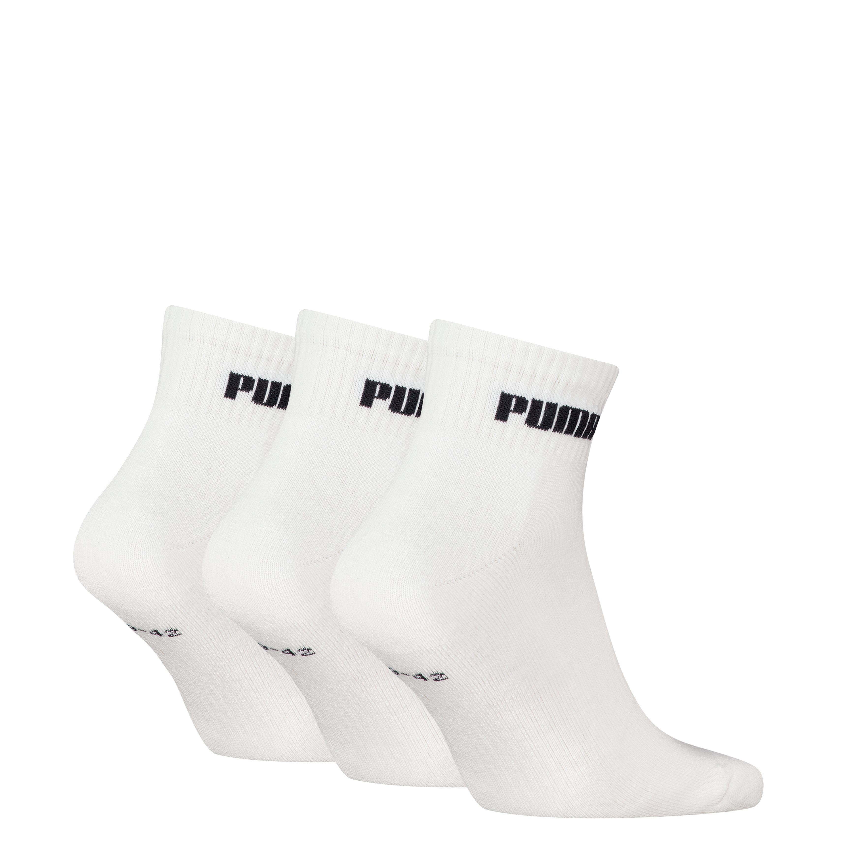 PUMA Kurzsocken PUMA UNISEX CUSHIONED NEXT QUARTER 3P (3-Paar, 3 Paar) mit gepolsterter Sohle