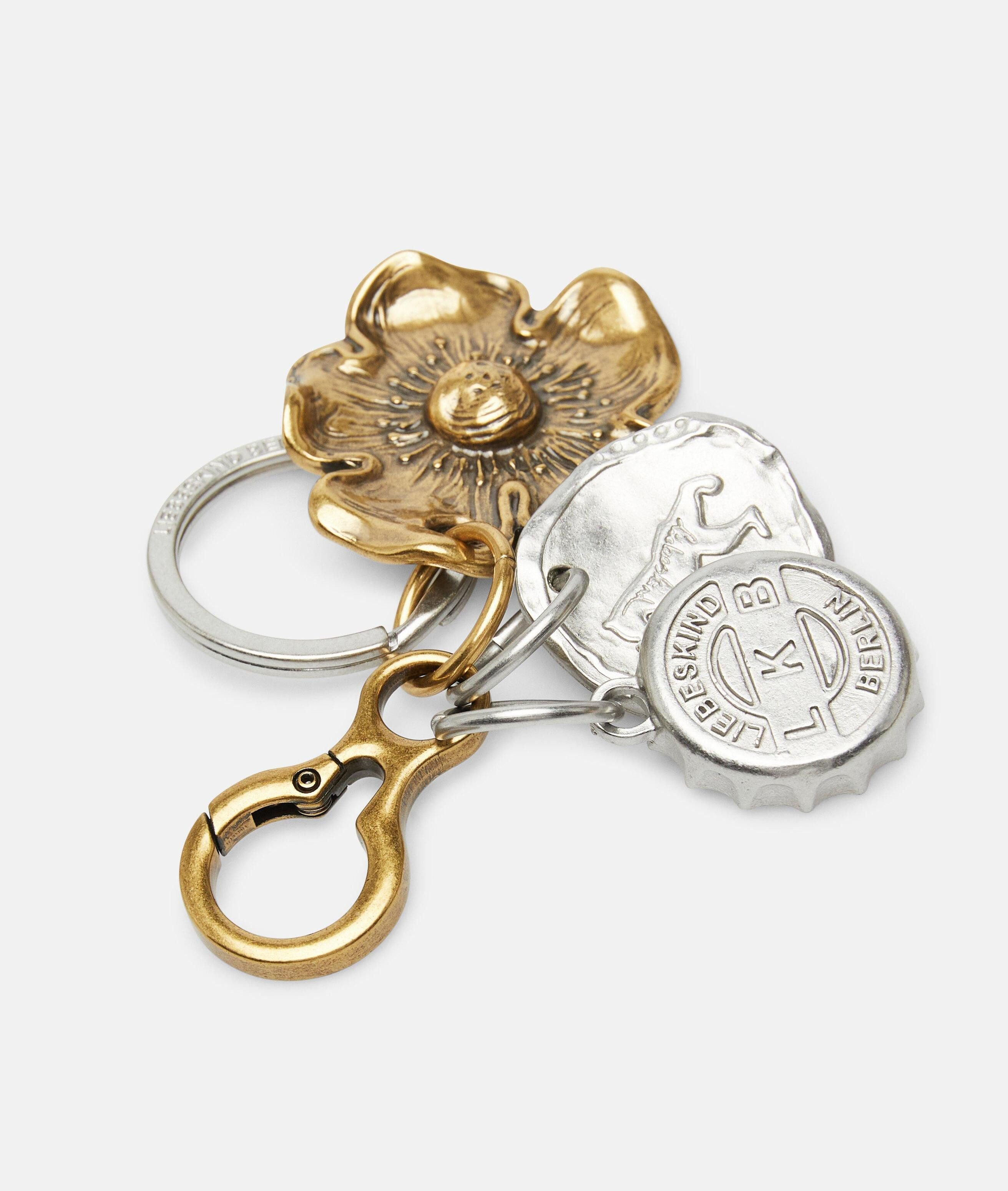 Liebeskind Berlin Schlüsselanhänger Schlüsselanhänger mit Blume, Keyring