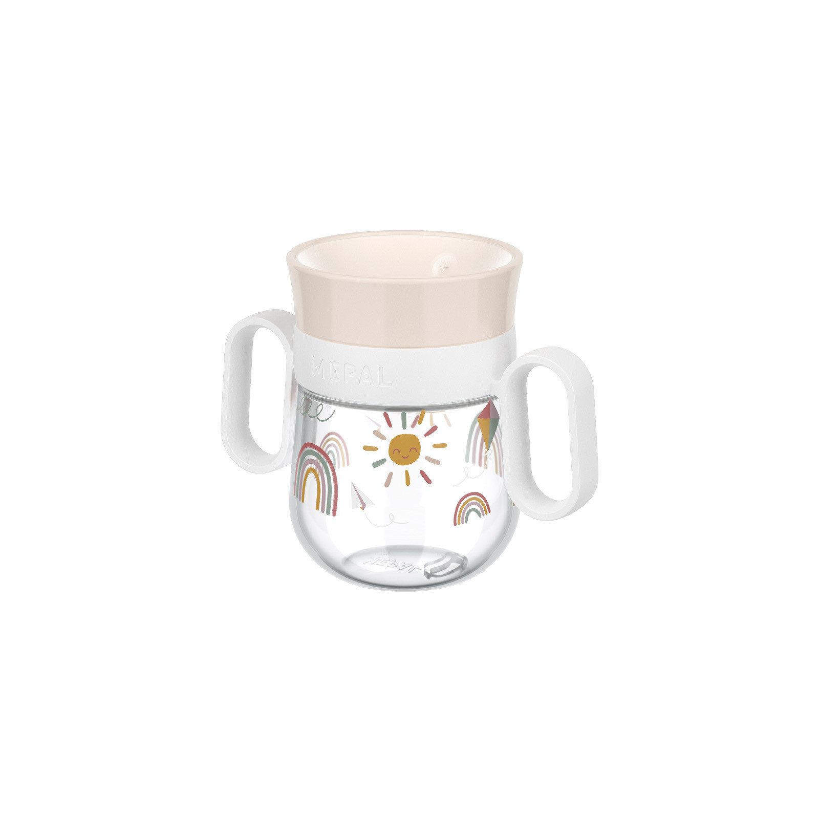 Mepal Kinderbecher Mio (2025) 360° Trinklernbecher 200 ml, Polypropylen, Silikon, Tritan