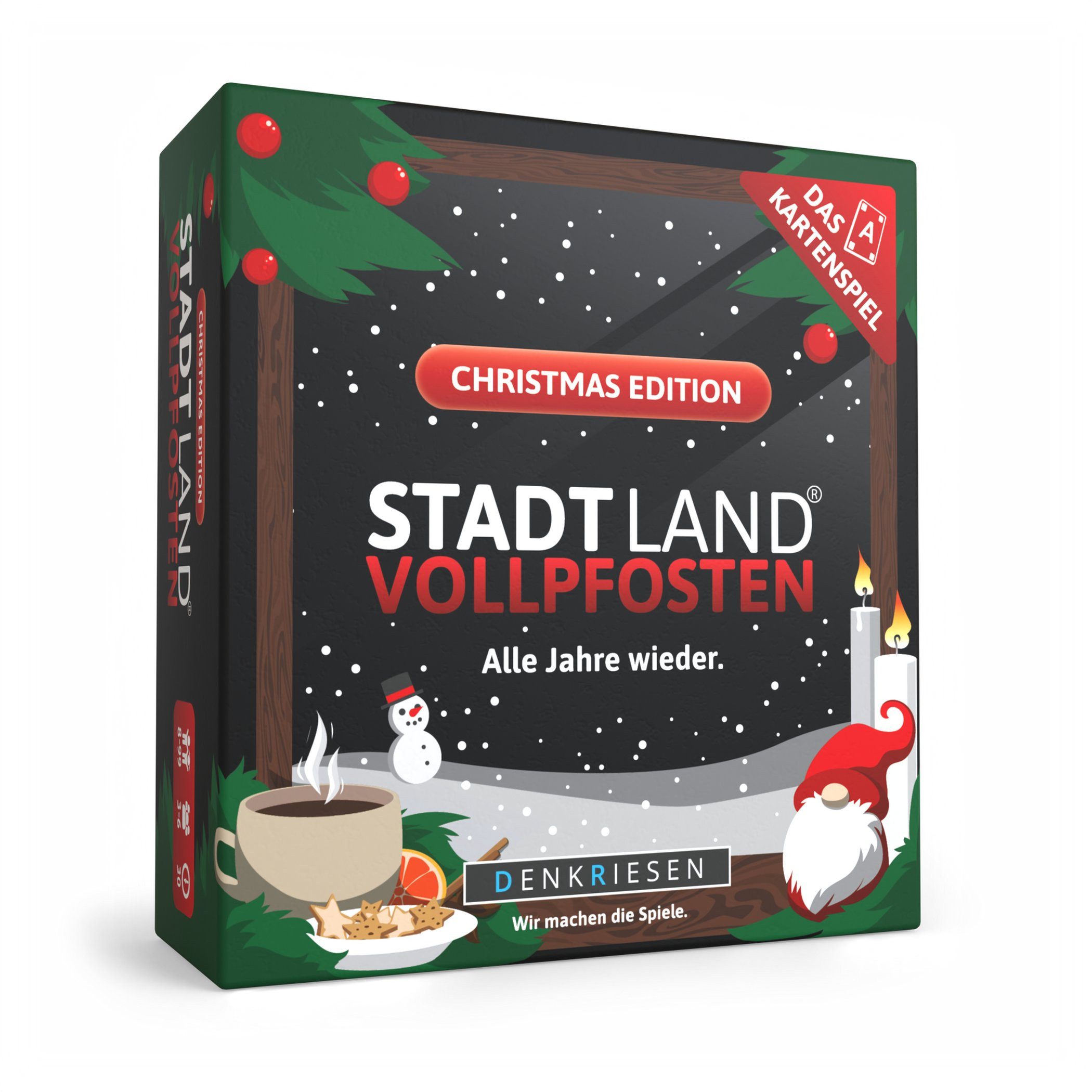 Denkriesen Spiel KartenVollpfosten Christmas Edition / ab 8 Jahren