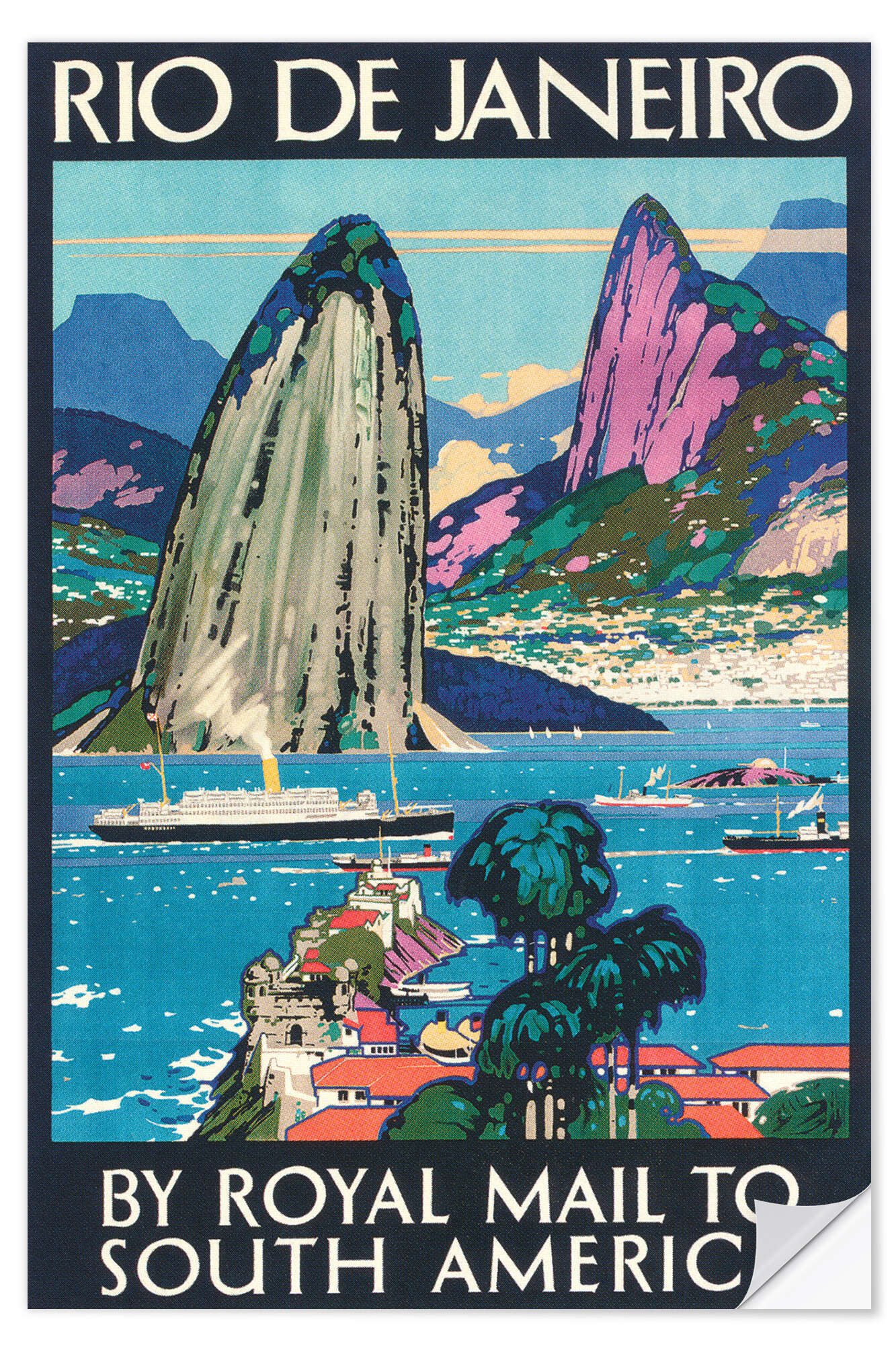Posterlounge Wandfolie Kenneth Shoesmith, Rio de Janeiro (englisch), Malerei