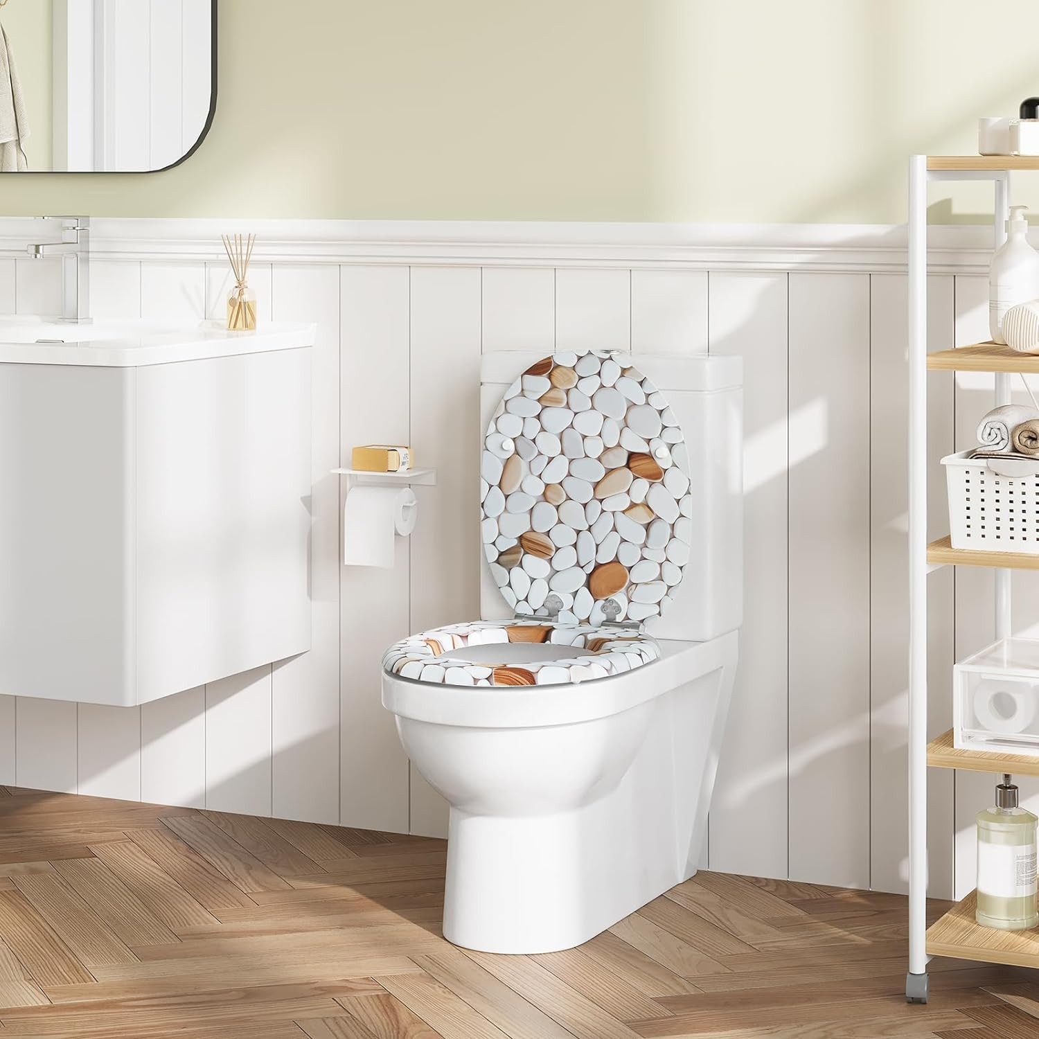 Woltu WC-Sitz (1-St), O Form, mit günstig online kaufen