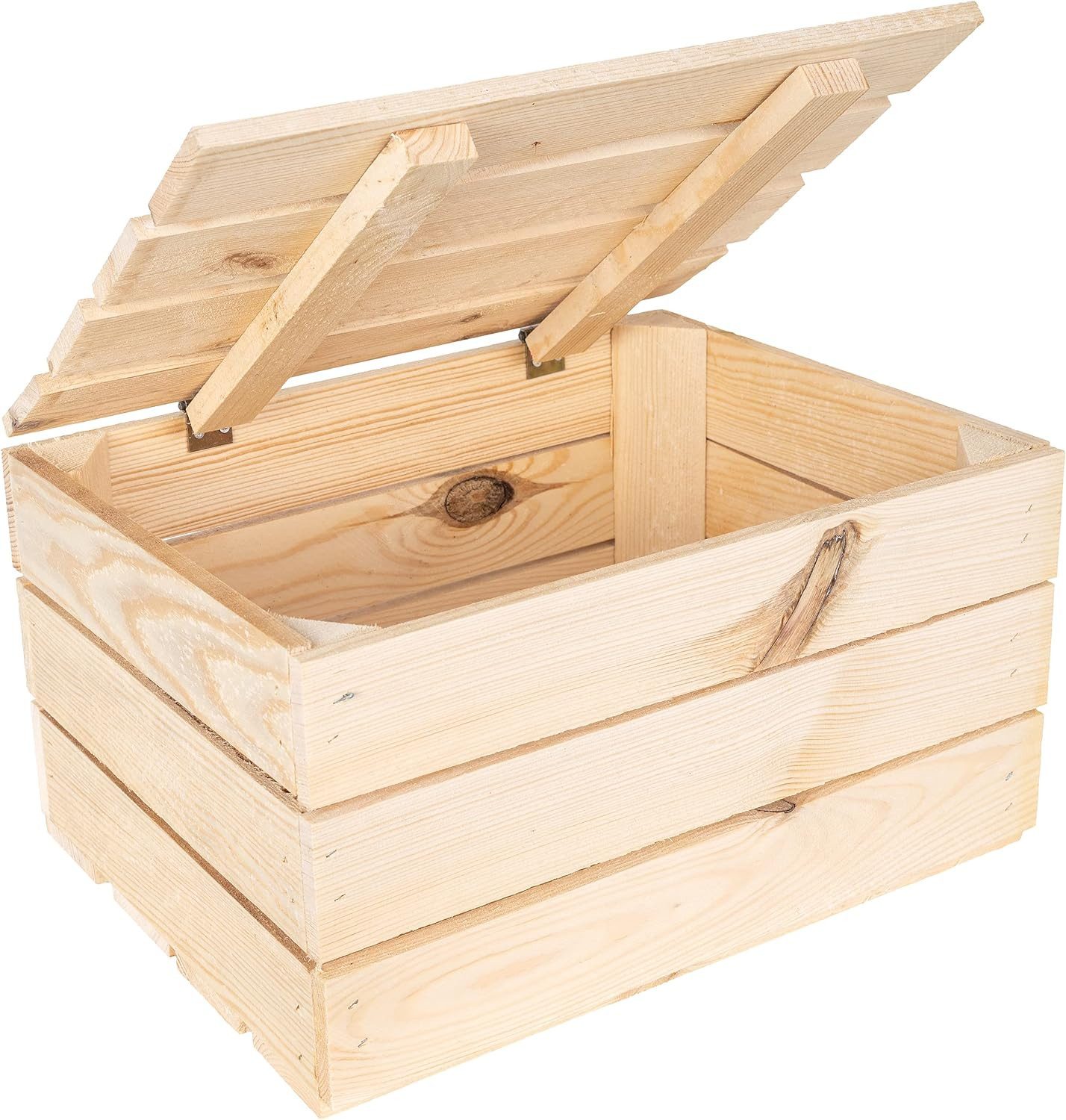 Creative Deco Aufbewahrungsbox Holztruhe Holzkiste mit günstig online kaufen