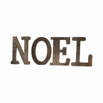 Mirabeau Dekoobjekt Buchstaben NOEL Letters antikbraun