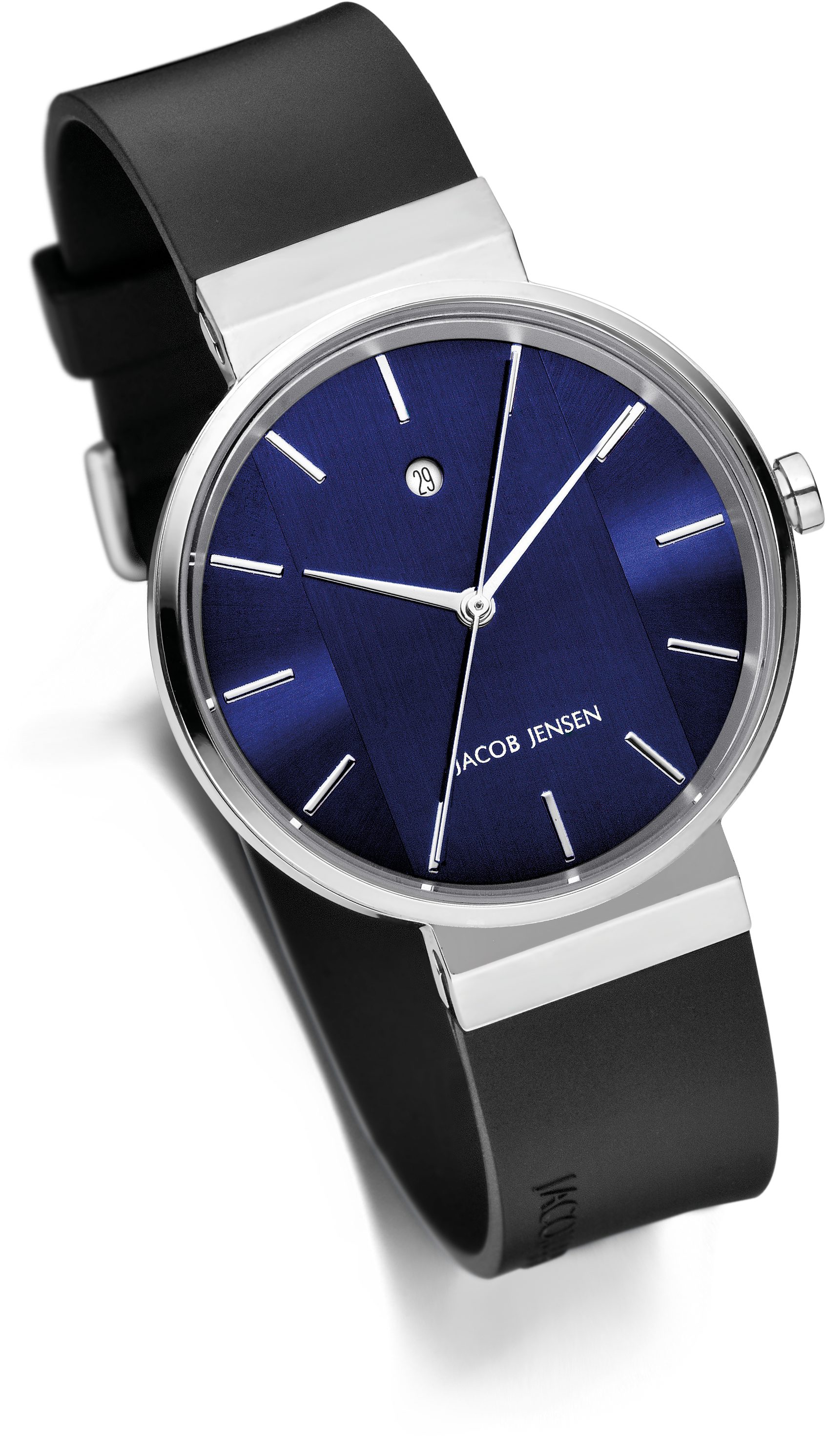 Jacob Jensen Quarzuhr New Line 739, Armbanduhr, Herrenuhr, analog, Tag