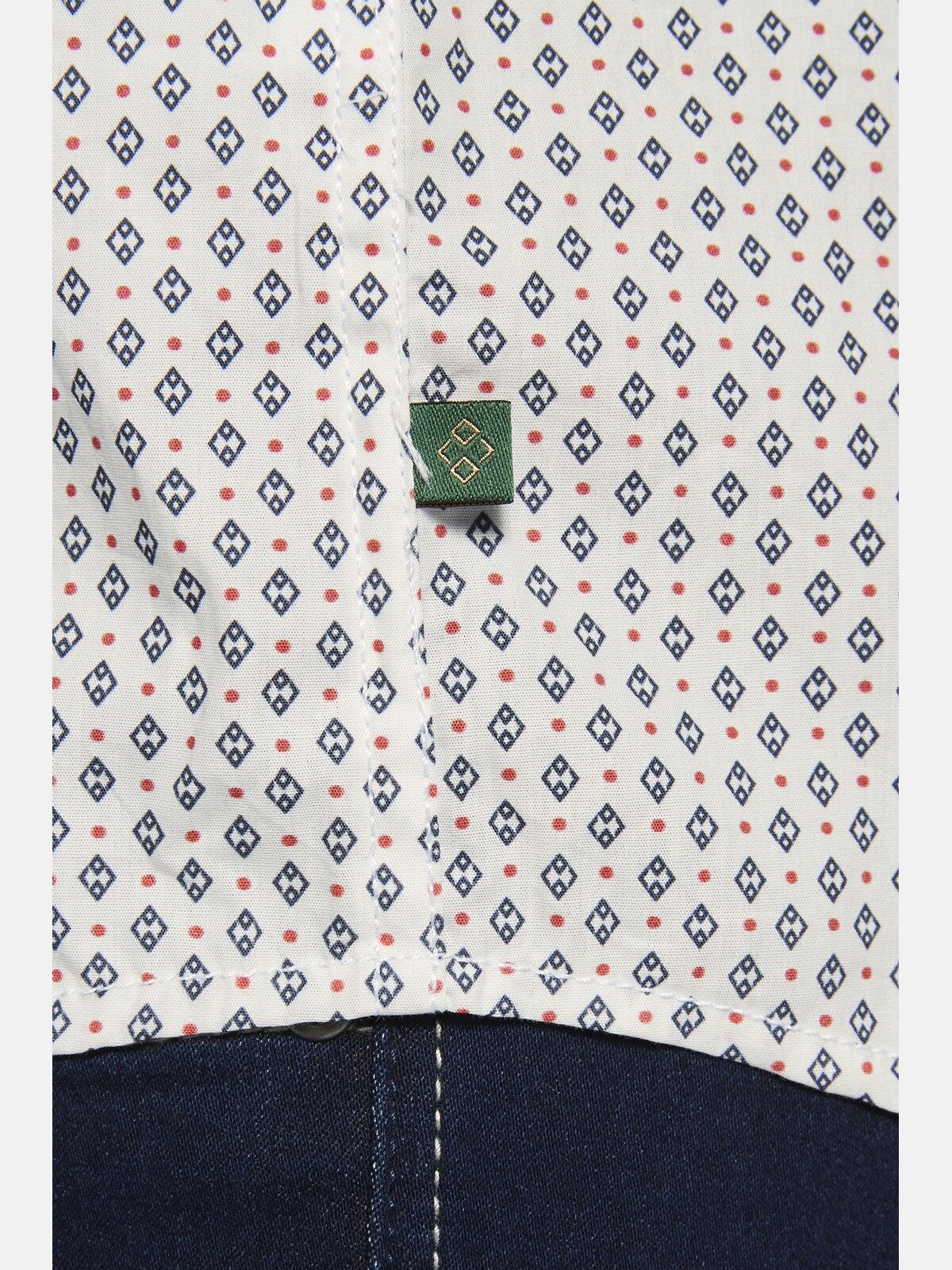 Charles Colby Kurzarmhemd DUKE LEONARD mit knöpfbarer Brusttasche