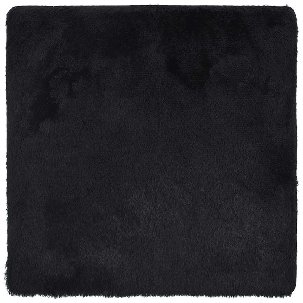 vidaXL Teppich Teppich Shaggy Hochflor NAVARRA Schwarz 160x160 cm Polyester günstig online kaufen