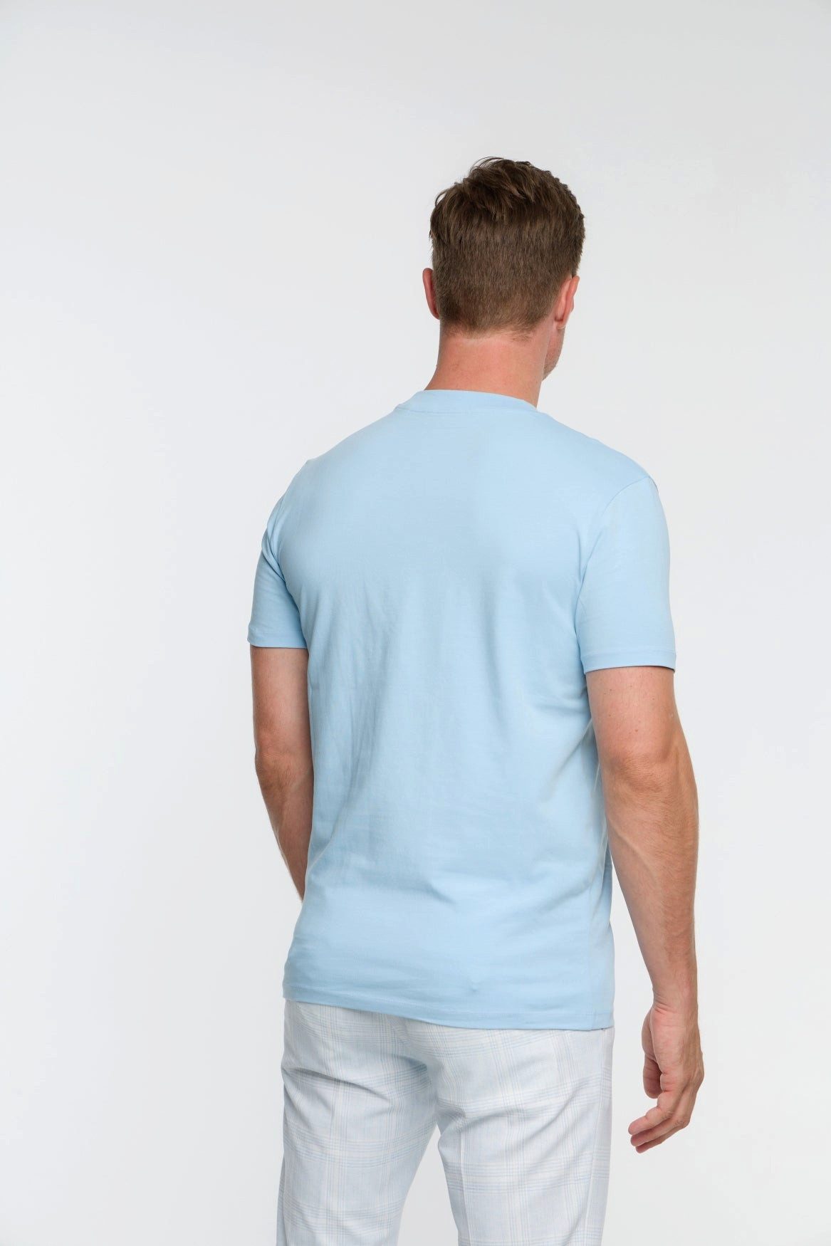 ZUITABLE T-Shirt T-Shirt DiFlo 201-620, Lt. Blue
