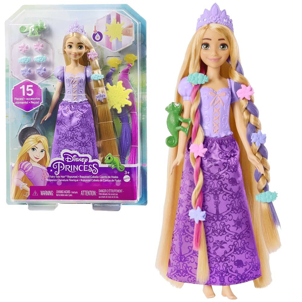 Mattel® Anziehpuppe Haarspiel-Set Rapunzel Mode Fashion Puppe Disney Prince günstig online kaufen