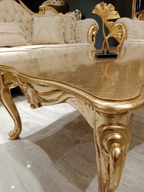 JVmoebel Couchtisch Couchtisch Tische Wohnzimmer Klassisch Design Luxus Möbel Gold Holz (1-St., 1x nur Couchtisch), Made in Europa