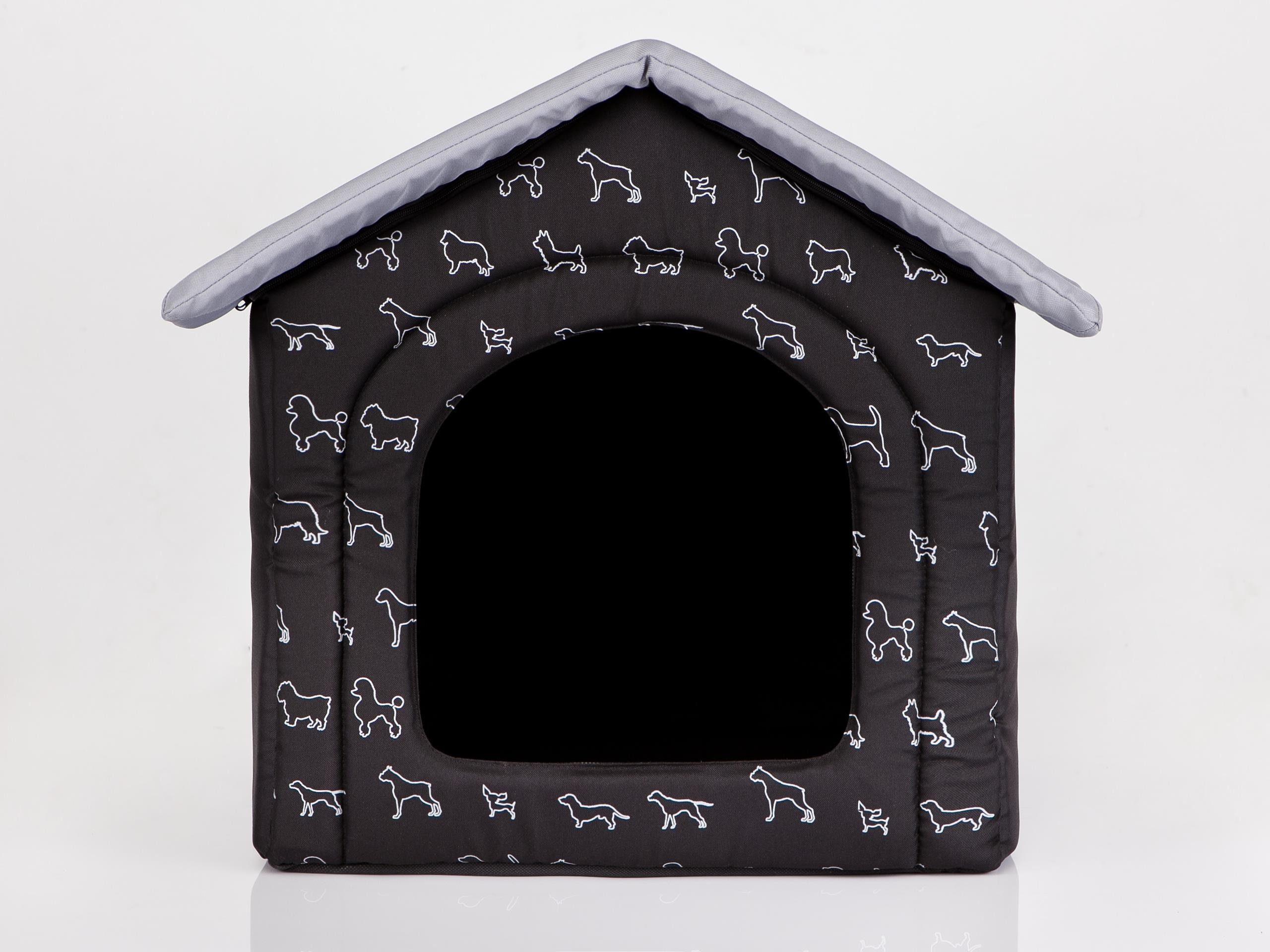 Bjird Tierhaus Hundehütte - Hundehöhle für kleine mittelgroße und große Hunde, Hundeliegen mit herausnehmbarer Dach, Größe S-XXXL, made in EU