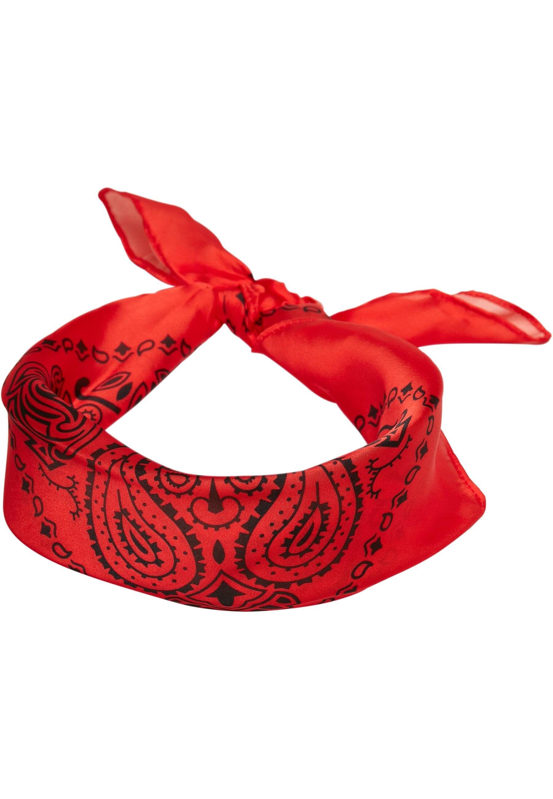 URBAN 2-Pack, (1-St) Loop CLASSICS Bandana black/red Unisex Satin