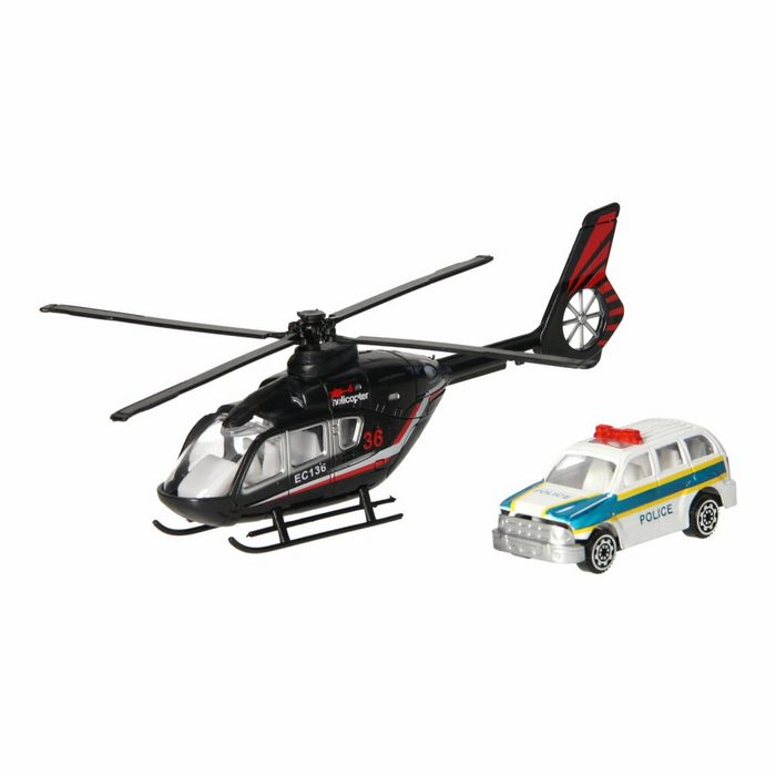 US Divers Spielzeug-Auto Hubschrauber und Auto aus Die-Cast