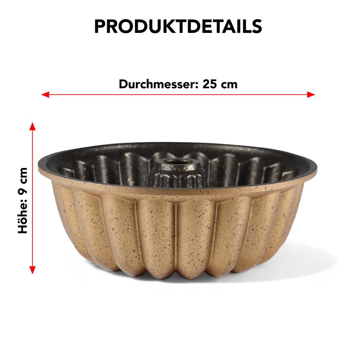 SERENK Backform Serenk Fun Cooking Aria Kuchenform – Hochwertige Backform für gleichmä, (1-tlg)