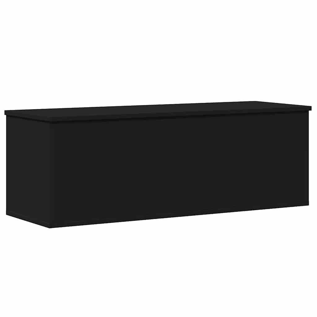 vidaXL Aufbewahrungsbox Truhe Schwarz 102x35x35 cm Holzwerkstoff (1 St) günstig online kaufen