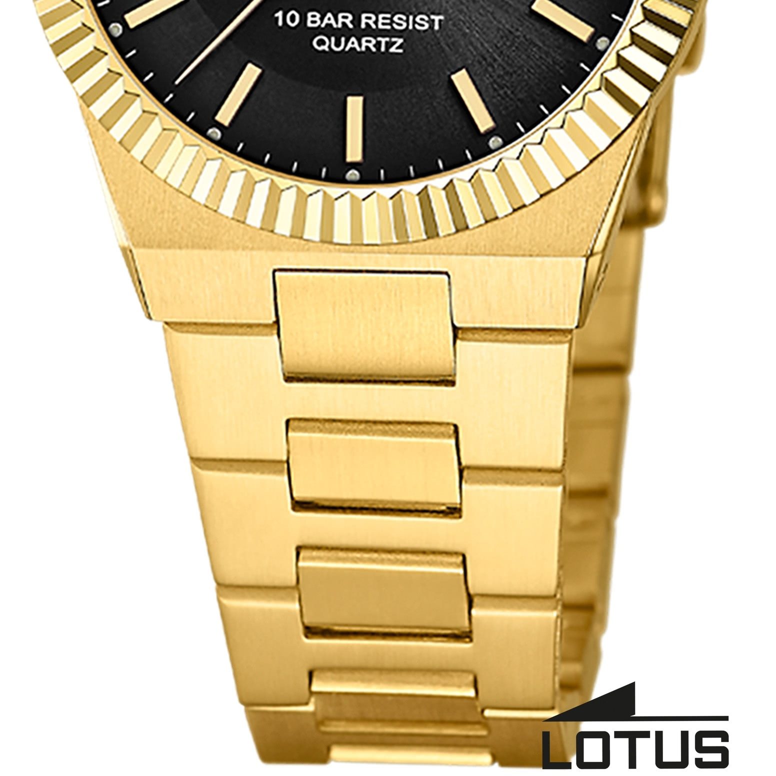 Lotus Chronograph Lotus Damenuhr Edelstahl gold Lotus, (Chronograph), Damen Armbanduhr rund, mittel (ca. 31,5mm), Edelstahl