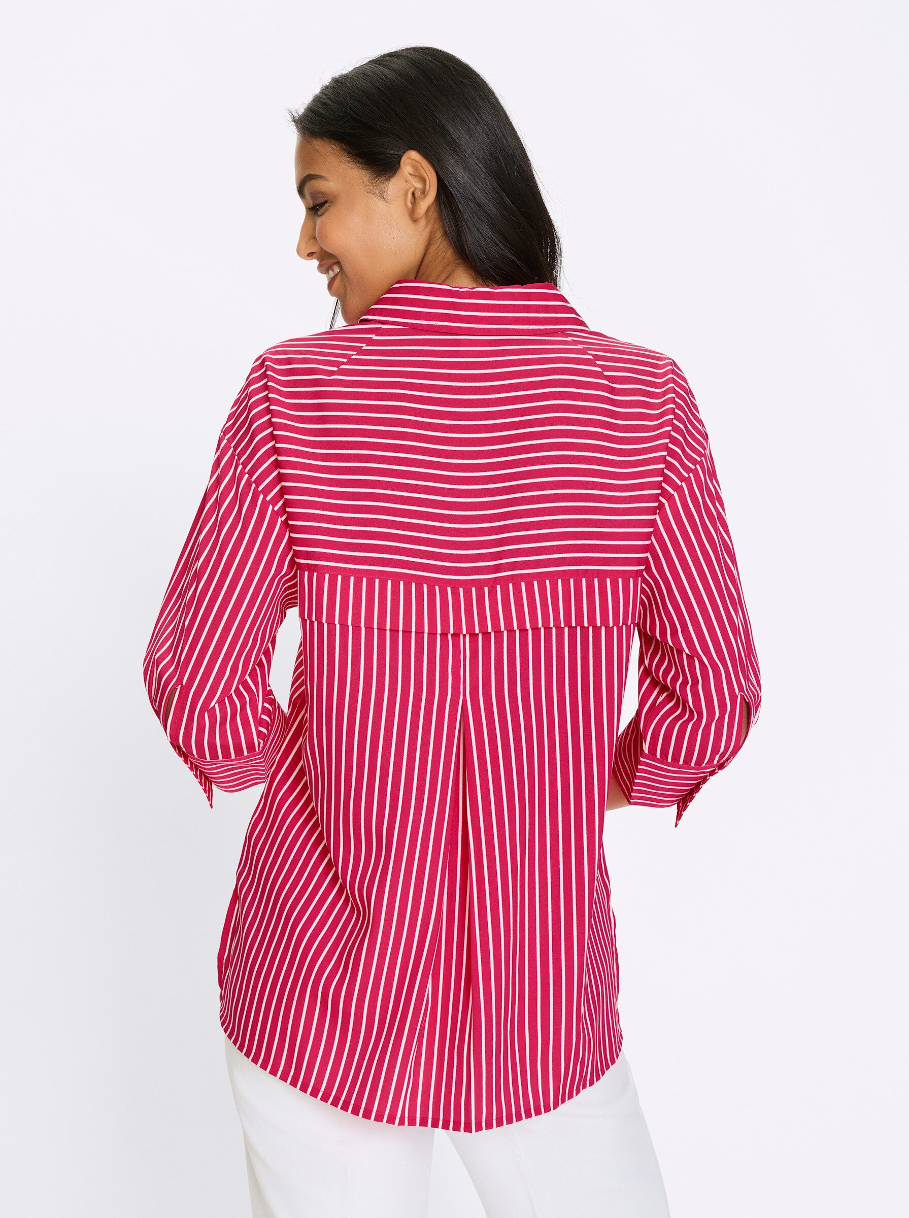 Sieh an! Klassische Bluse Longbluse 3/4-Arm günstig online kaufen
